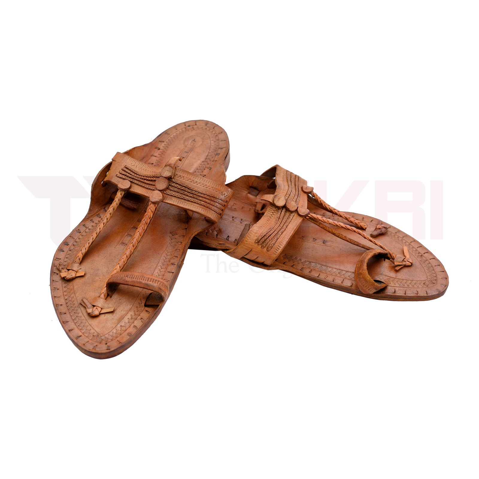 Button Kolhapuri Chappal P1